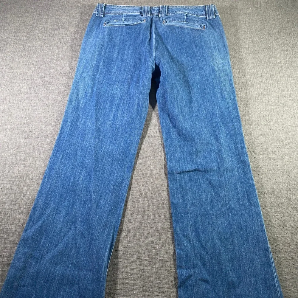 VTG J Crew Womens Jeans Size 31 Medium Wash Denim Flare‎ Leg Made In USA Y2K